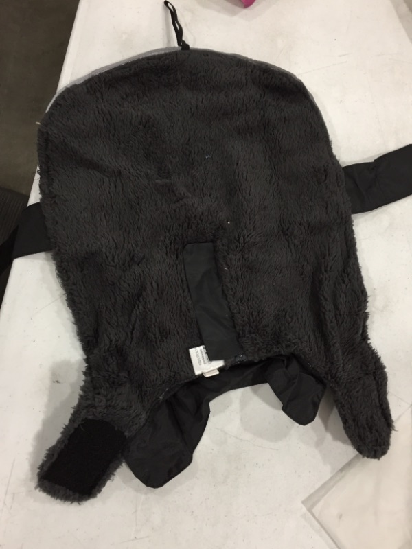 Photo 2 of GREY AND BLACK FURRY COAT FOR DOGS SMALL 