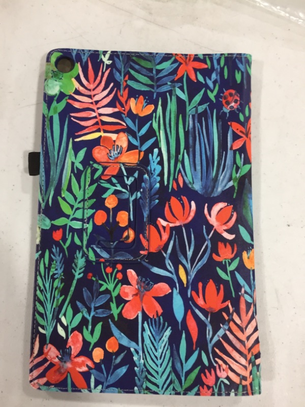 Photo 2 of FLOWERY CASE FOR TABLET 
UNKNOWN MAKE 