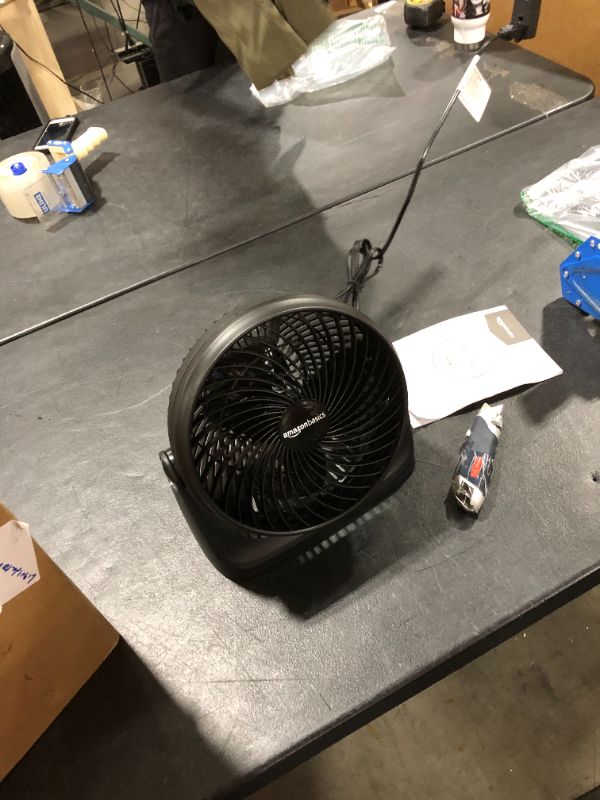 Photo 2 of Amazon Basics 3 Speed Small Room Air Circulator Fan, 7-Inch