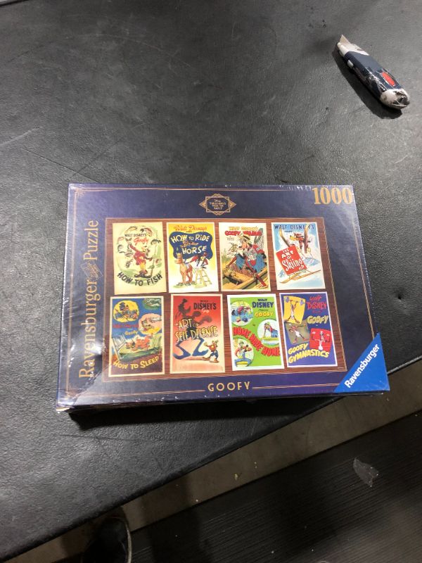 Photo 1 of Ravensburger Disney Treasures from The Vault Goofy 1000 Piece Jigsaw Puzzle for Adults – Every Piece is Unique, Softclick Technology Means Pieces Fit Together Perfectly - Amazon Exclusive