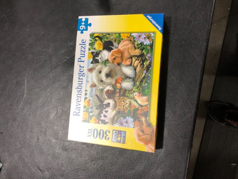 Photo 2 of Ravensburger Happy Animal Buddies - 300 Piece Jigsaw Puzzle for Kids – Every Piece is Unique, Pieces Fit Together Perfectly