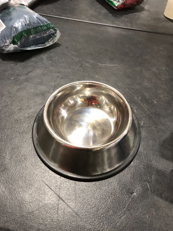 Photo 2 of Amazon Basics Stainless Steel Dog Bowl