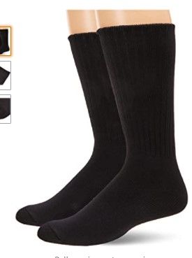 Photo 1 of Chaps Men's Assorted Rib Dress Crew Socks (3 Pack)