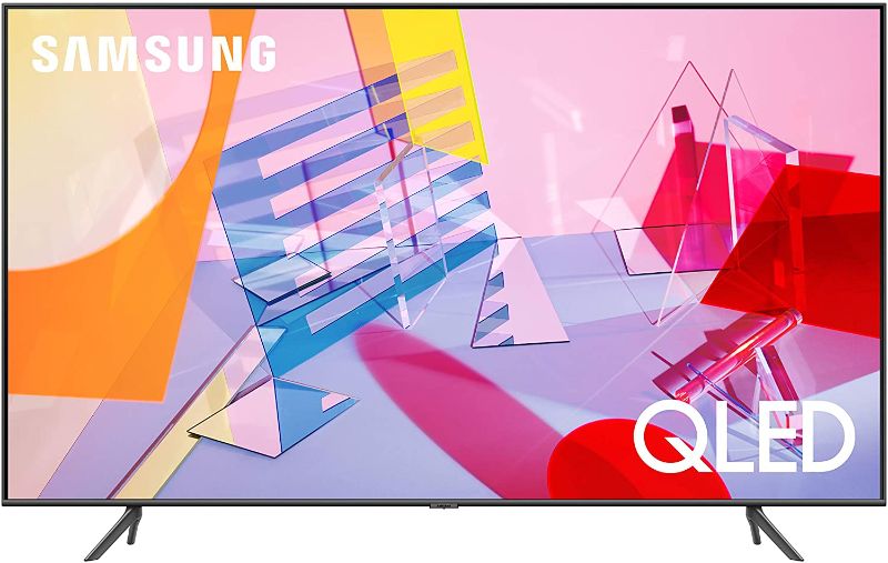 Photo 1 of SAMSUNG 65-inch Class QLED Q60T Series - 4K UHD Dual LED Quantum HDR Smart TV with Alexa Built-in (QN65Q60TAFXZA, 2020 Model)