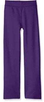 Photo 1 of Hanes Girls' Big ComfortSoft EcoSmart Open Bottom Leg Sweatpants