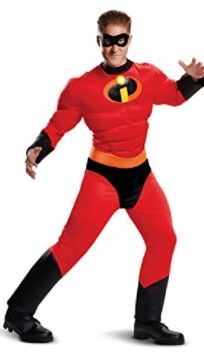 Photo 1 of Disguise mens Mr. Incredible Classic Muscle Adult Costume, L/XL