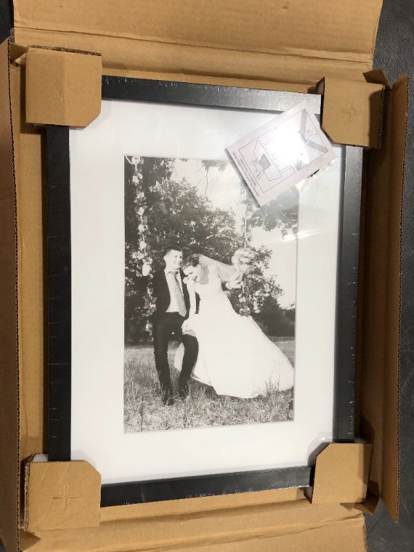 Photo 1 of 17x13 inch Black Framed picture frame 