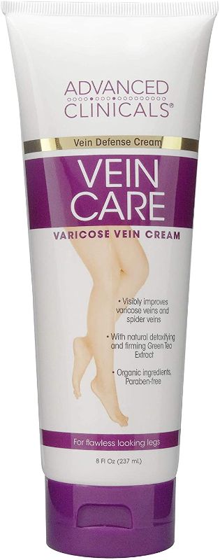 Photo 1 of Advanced Clinicals Vein Care- Eliminate The Appearance of Varicose Veins. Spider Veins. Guaranteed Results! (8oz)
