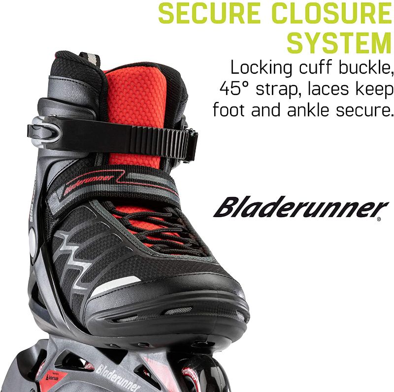 Photo 1 of Bladerunner by Rollerblade Advantage Pro XT Men's Adult Fitness Inline Skate, Black and Red, Inline Skates, SIZE 11