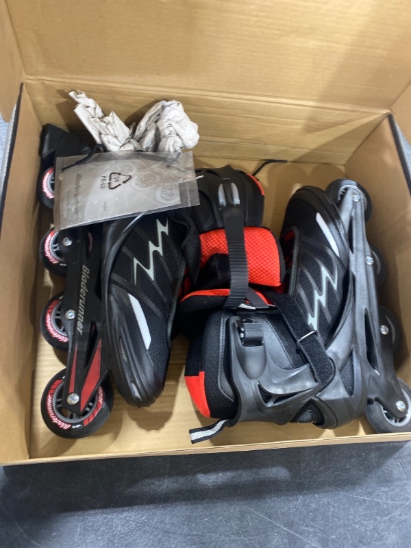 Photo 3 of Bladerunner by Rollerblade Advantage Pro XT Men's Adult Fitness Inline Skate, Black and Red, Inline Skates, SIZE 11