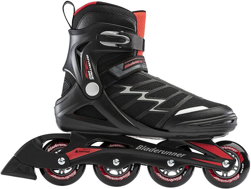 Photo 2 of Bladerunner by Rollerblade Advantage Pro XT Men's Adult Fitness Inline Skate, Black and Red, Inline Skates, SIZE 11