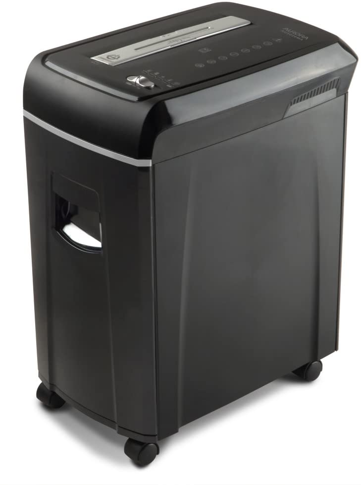 Photo 1 of Aurora AU1020MA High-Security 10-Sheet Micro-Cut Paper, CD and Credit Card Shredder with Pullout Basket