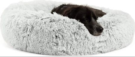 Photo 1 of Best Friends by Sheri The Original Calming Shag Fur Donut Cuddler Cat & Dog Bed
