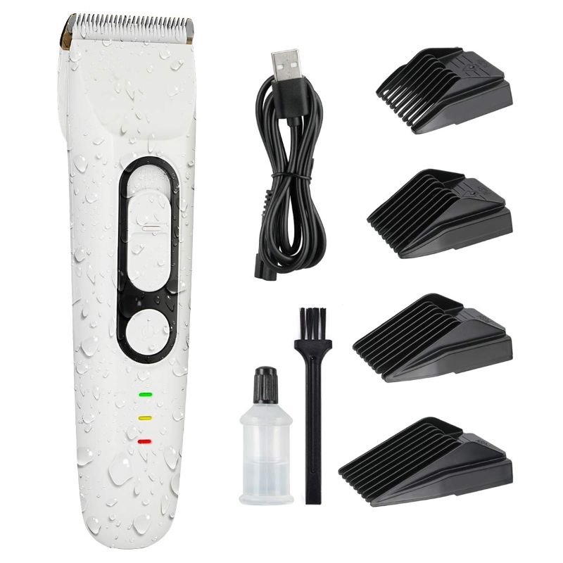 Photo 1 of BESTBOMG Professional Electric Hair Clippers for Men Quiet Cordless Hair Trimmer IPX7 Waterproof Home Barber Hair Cutting Kit with LED Display
