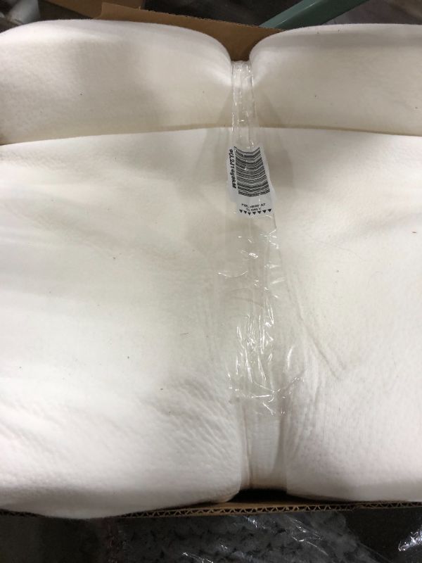 Photo 1 of ??Cushy Form Bed Wedge Pillow for Sleeping - Memory Foam Leg Elevation for Post Surgery, Sleeping, Sitting - Triangle Pillow with Washable Cover Helps Aid Snoring 25x24x10 Inch
