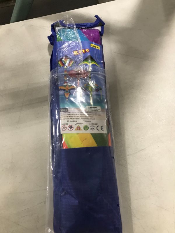 Photo 1 of SINGARE 2 Pack Rainbow Delta Kite, Kites for Kids Adults Easy to Fly, Long Tail Huge Flyer, Great Outdoor Activities Beach Games for Kids, with Line and Handle
