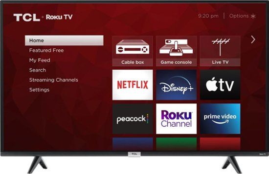 Photo 1 of TCL – 43” Class 4 Series 4K UHD Smart Roku TV