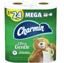 Photo 1 of Charmin Ultra Gentle Lotion Bathroom Tissue, Mega Rolls, 2-Ply - 6 rolls