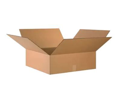 Photo 1 of 24" x 24" x 8" Shipping Boxes, Brown, 10 PACK (24248)
