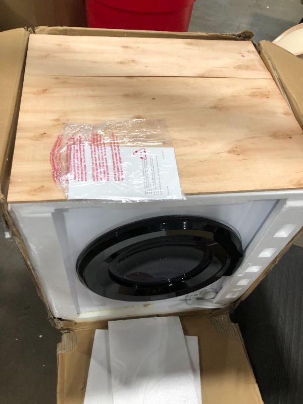 Photo 3 of 3.5 cu. ft. Capacity White Electric Dryer