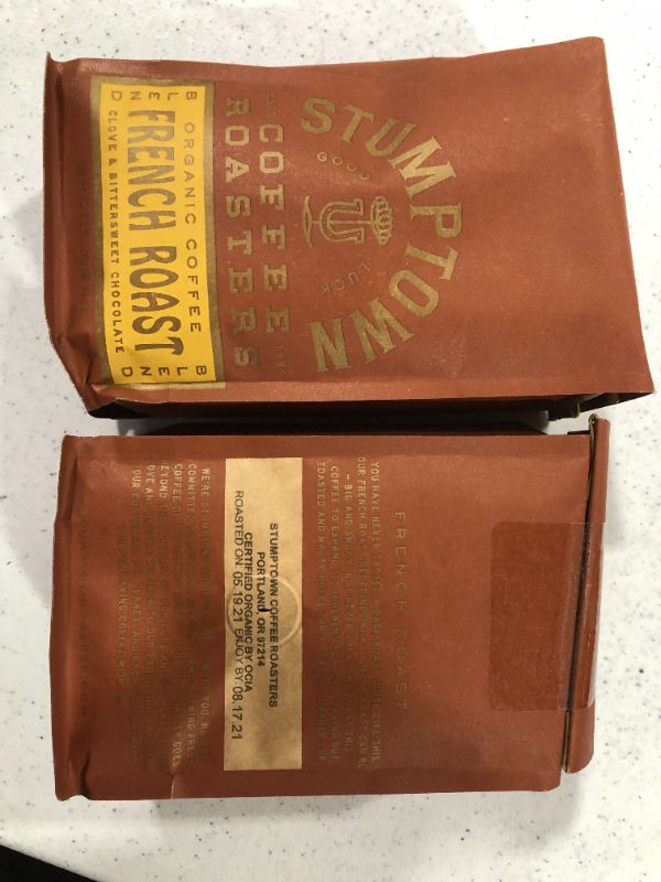 Photo 2 of 2pc Stumptown French Roast Dark Roast Whole Bean Coffee - 12oz (Best By August 17th 2023)