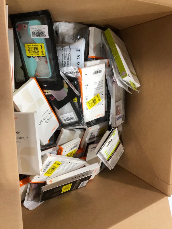 Photo 1 of Box Lot of 35 Cellphone and Smart Device Related Accessories 