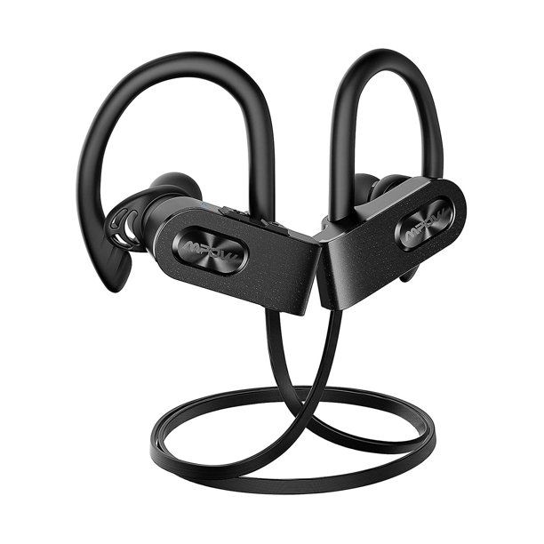 Photo 1 of Mpow Flame2 Wireless Sport Headphones, 13H Playback Time Bluetooth V5.0 Earphones, CVC6.0 Noise Cancelling Earbuds with Mic and Slanting Design for Running Jogging Cycling