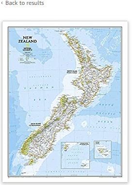 Photo 1 of National Geographic: New Zealand Classic Wall Map (23.5 x 30.25 inches) (National Geographic Reference Map) Map – April 11, 2019
