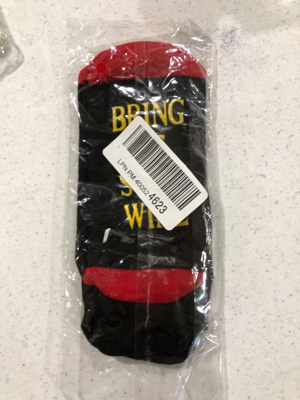 Photo 1 of BRING ME SOME WINE SOCKS