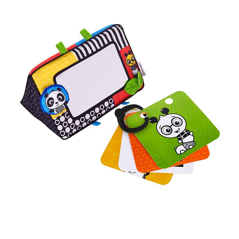 Photo 1 of Baby Einstein Flip For Art High Contrast Floor Activity Mirror with Take Along Cards, Tummy Time Play, Newborn+
