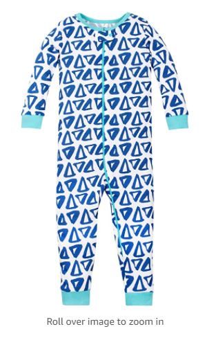 Photo 1 of Lamaze Organic Baby Boys Stretchie One Piece Sleepwear, Baby and Toddler, Zipper
