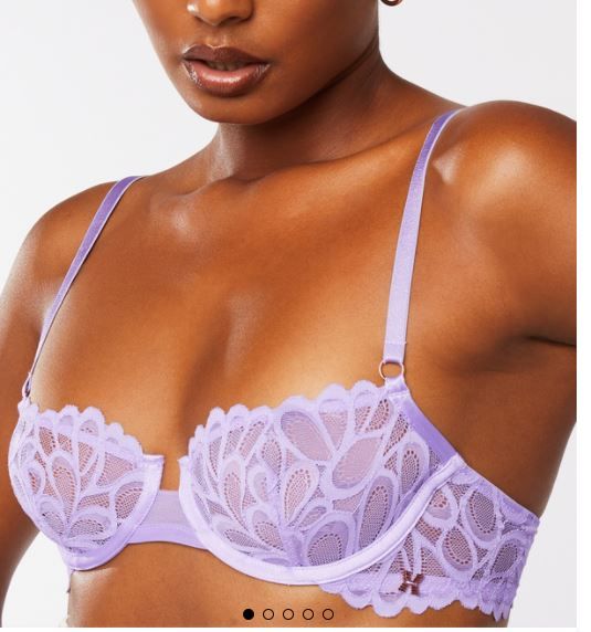 Photo 1 of lace unlined balconette bra size 34c