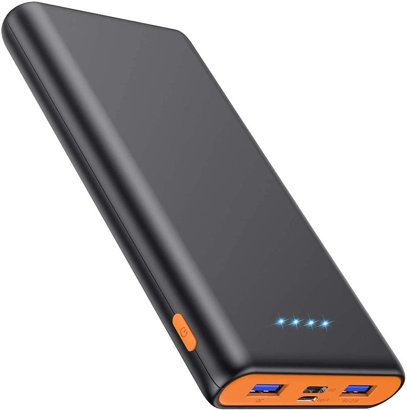 Photo 1 of Portable Charger Power Bank 26800mAh, BOMT?20W Power Delivery & Quick Charge 3.0?PD 3.0 External Battery Pack with 3 Outputs & 2 Inputs USB C Input/Output Cellphone Charger for Smartphone Tablet & etc