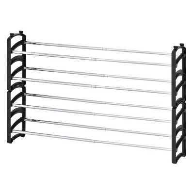 Photo 1 of 
Seville Classics 4 Tier Expandable Stackable 20 Pair Shoe Rack Organizer
