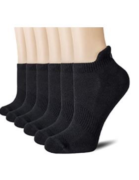 Photo 1 of 24pk anpn low cut running socks men and women black large