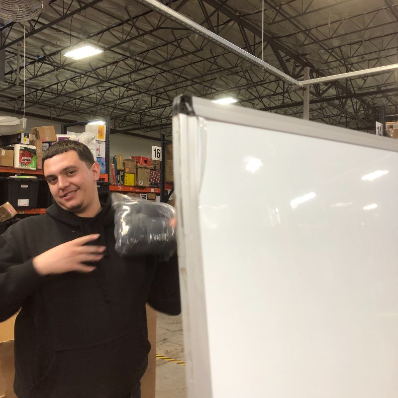 Photo 4 of VIZ-PRO Magnetic Whiteboard/Dry Erase Board