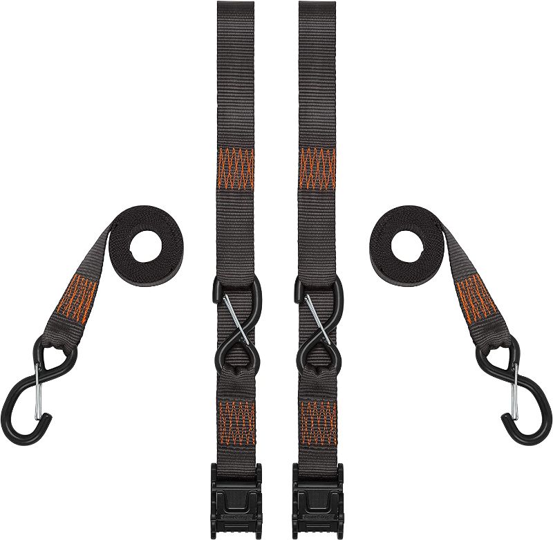 Photo 1 of SMARTSTRAPS- Heavy Duty Tactical CAMBUCKLE TIE Down (2PK) 2100 LB Break Strength 700 LB Safe Work Load Ideal for Tying Down Motorcycles, Dirt Bikes and ATV's