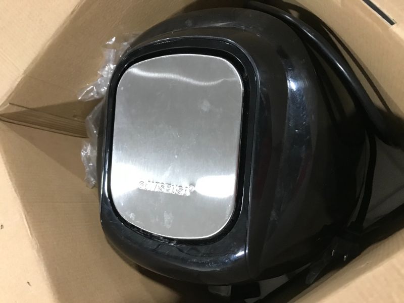 Photo 2 of 8-in-1 5.8 Qt. Black Electric Air Fryer with Recipe Book