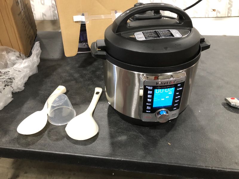 Photo 2 of Instant Pot Ultra 3 Qt 10-in-1 Multi- Use Programmable Pressure Cooker