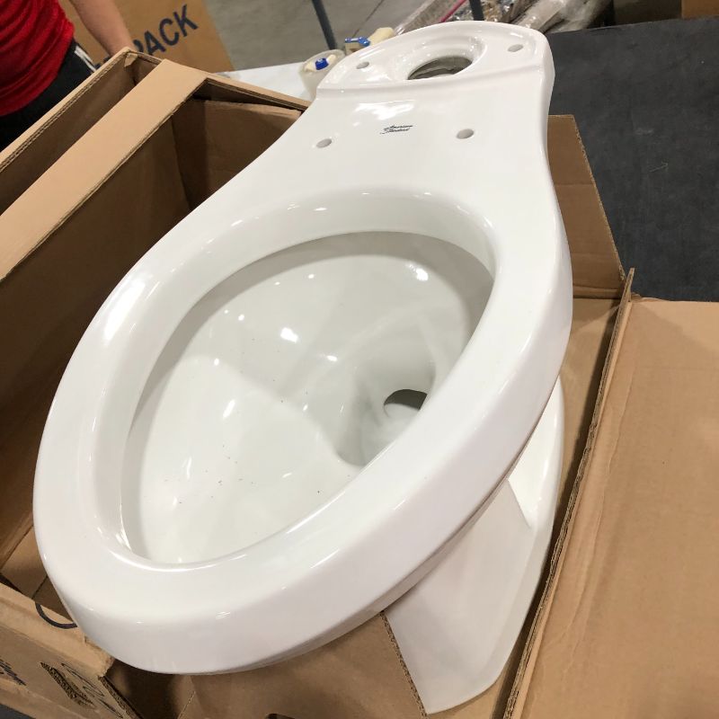 Photo 2 of 1.0/1.6 Gpf, Gravity Fed, Floor Mount, Elongated, Toilet Bowl, White
