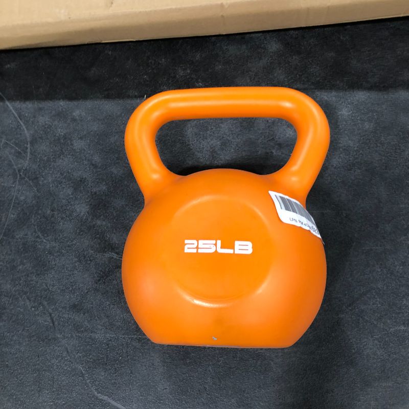 Photo 2 of 25lb Orange Kettlebell Weight