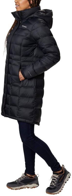 Photo 1 of Columbia Womens Hexbreaker Long Down Jacket
 - Small - Black
