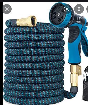 Photo 1 of Blue/Black Expandable Water Hose