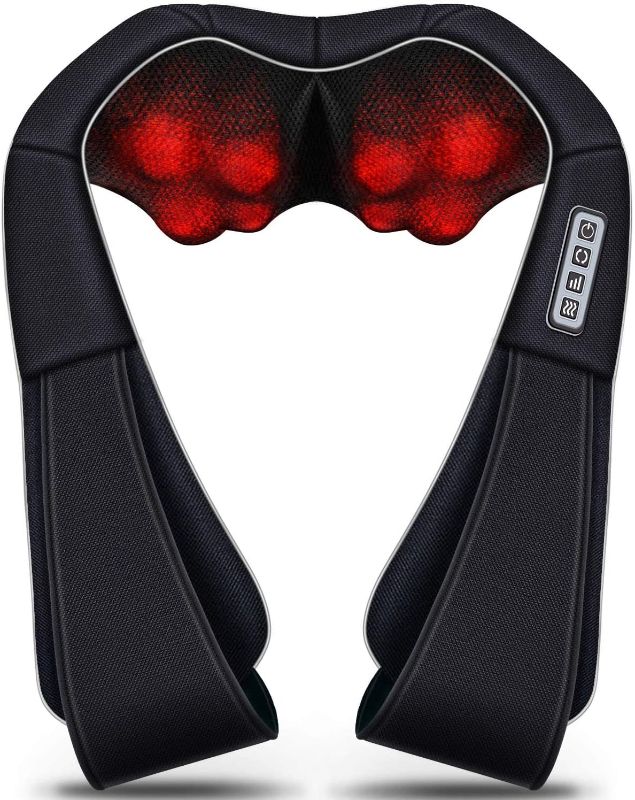Photo 1 of 2pk | Shiatsu Neck and Back Massager with Heat , VIKTOR JURGEN Deep Tissue Kneading Sports Recovery Massagers for Neck, Back, Shoulders, Foot , Relaxation Gifts...
