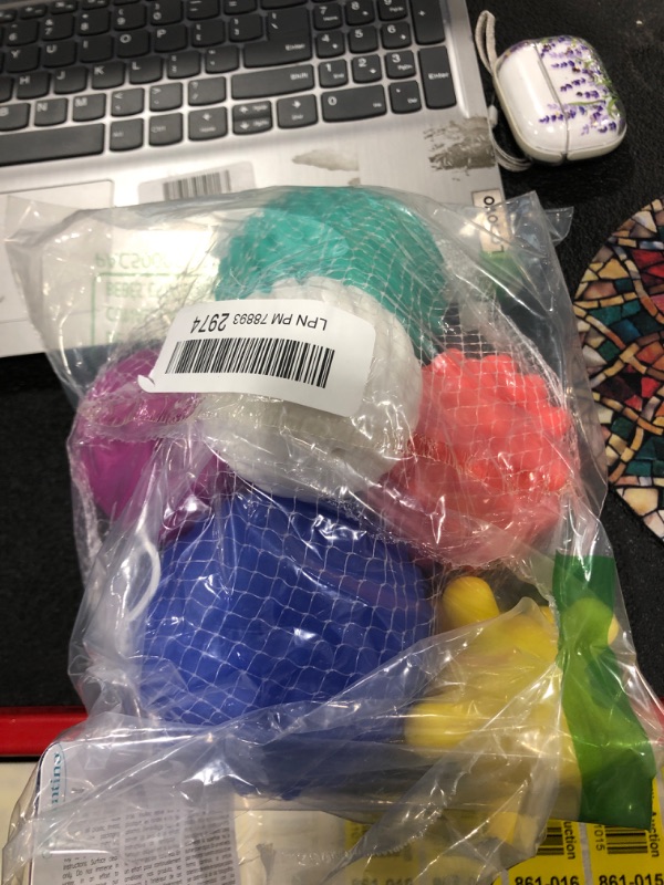 Photo 1 of Infantino Textured Multi Ball Set - Christmas Gift for Sensory Exploration and Engagement for Ages 6 Months and up, 6 Piece Toy Set
