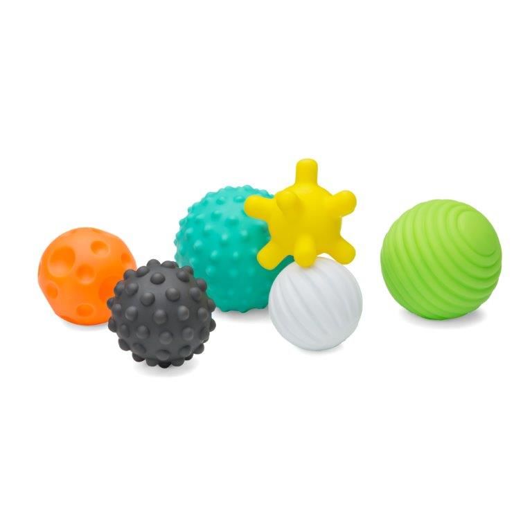 Photo 1 of Infantino Textured Multi Ball Set - Christmas Gift for Sensory Exploration and Engagement for Ages 6 Months and up, 6 Piece Toy Set
