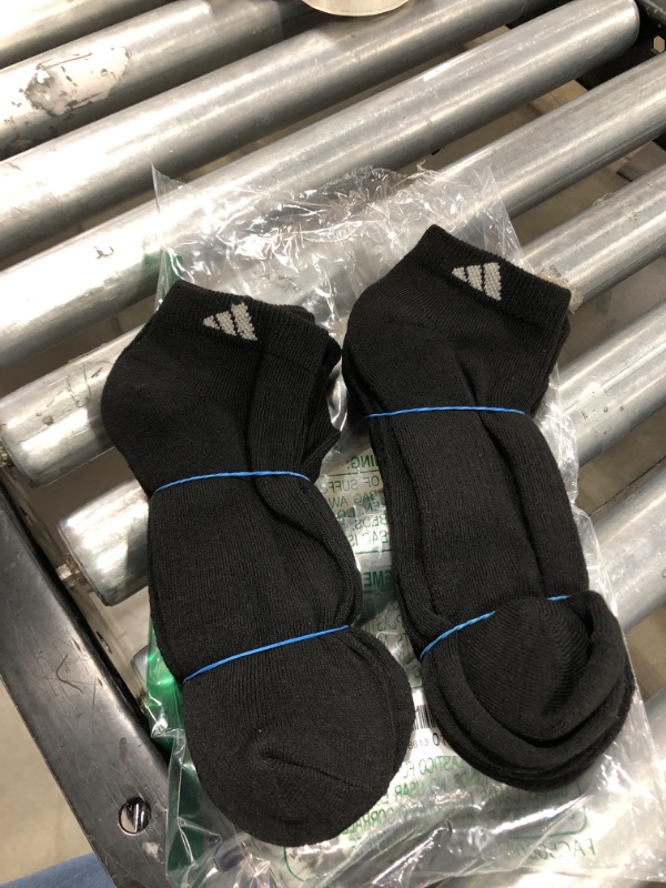 Photo 1 of 6pair Black Adidas Crew Socks (unknown size)