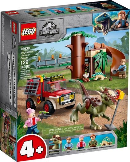 Photo 1 of LEGO Jurassic World Stygimoloch Dinosaur Escape 76939 Building Toy Playset for Kids (129 Pieces)
