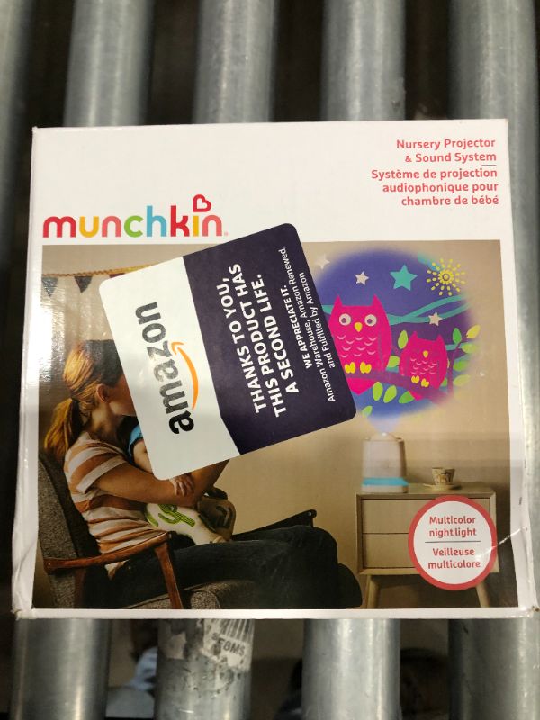 Photo 1 of Munchkin Sound Asleep Nursery Projector and Sound Machine with LED Nightlight
