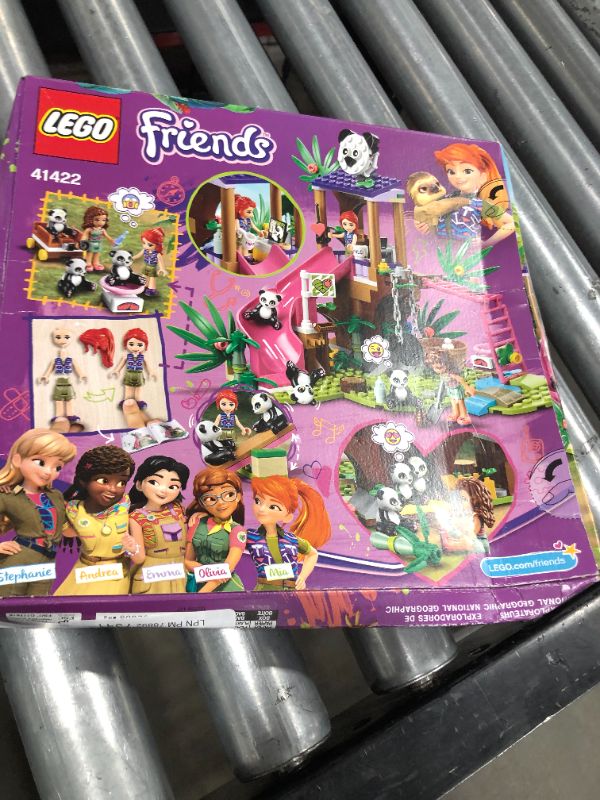 Photo 3 of LEGO Friends Panda Jungle Tree House 41422 Building Toy; Includes 3 Panda Minifigures for KidsWho Love Wildlife Animals Friends Mia and Olivia (265 Pieces)
